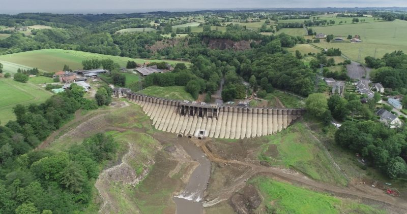 Déconstruction du barrage de Vezins en images !